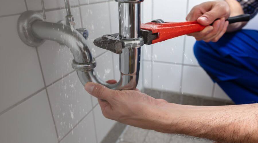 Indoor tankless water heater installation in Creighton, MO